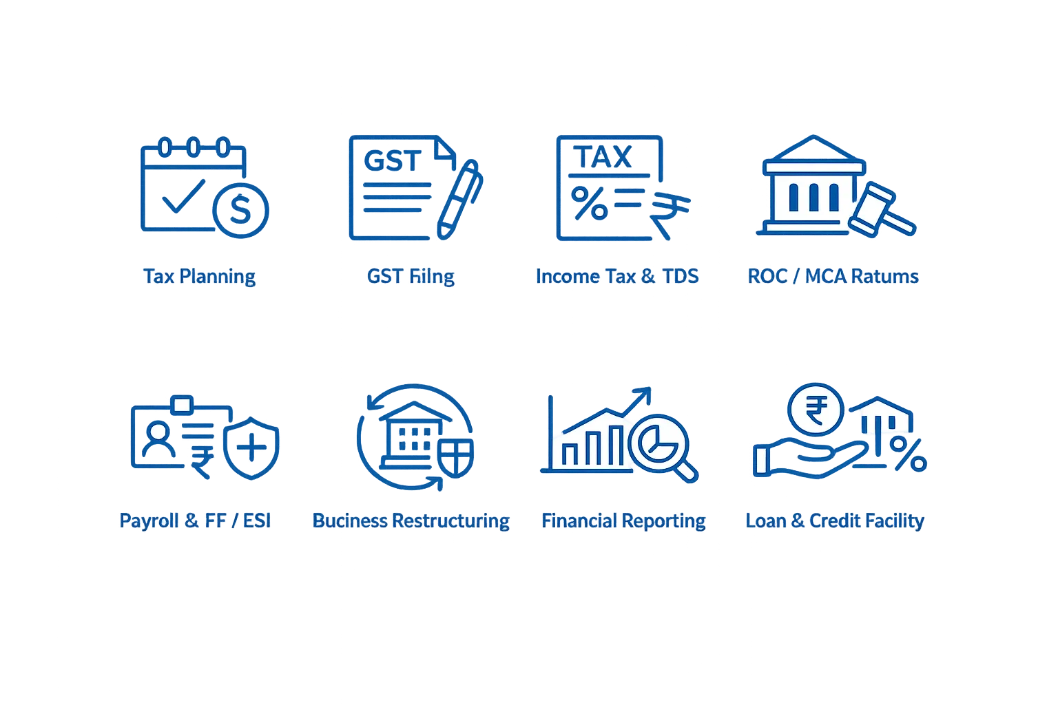 A selection of client brand marks